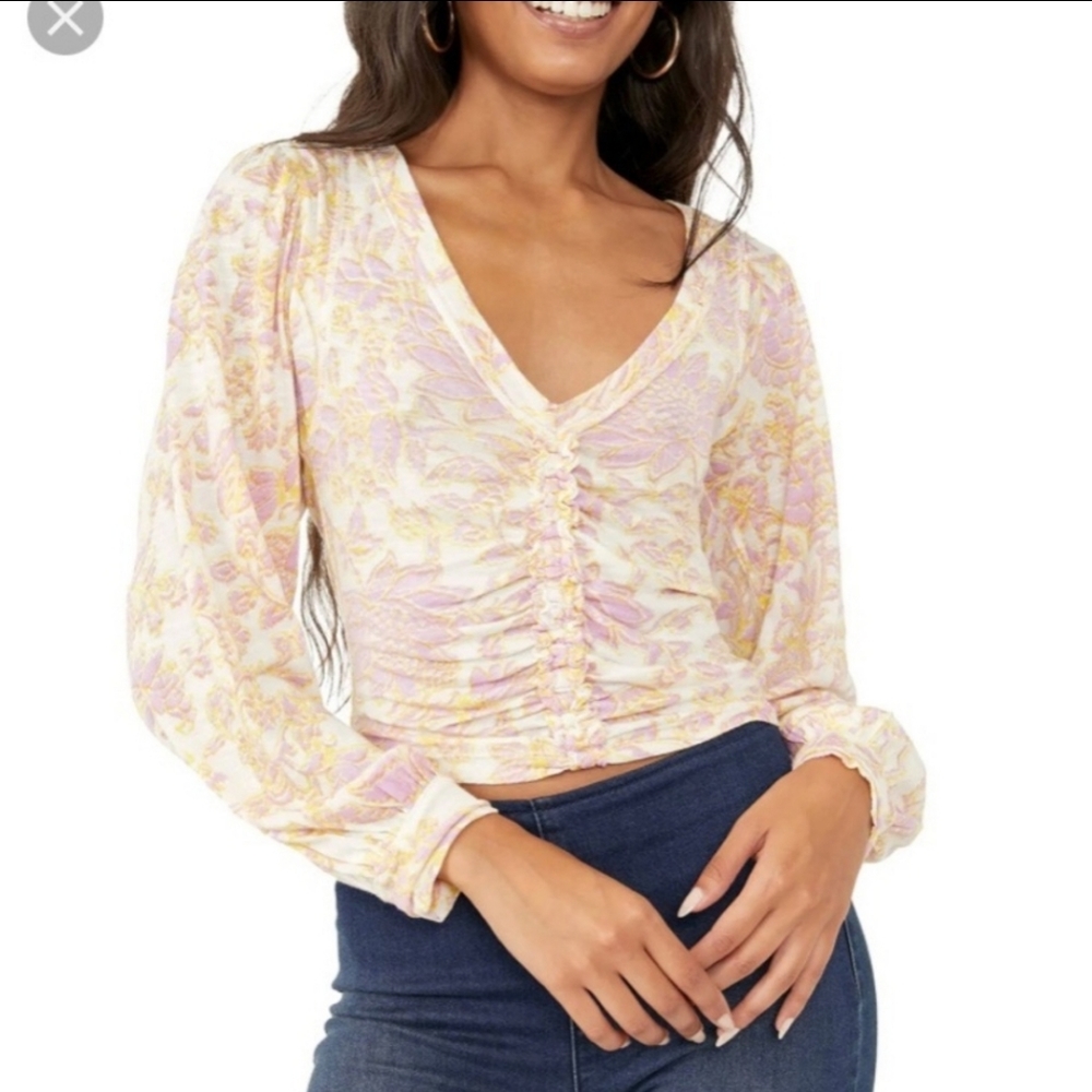 FREE PEOPLE Say The Word Top Ivory - Picture 1 of 5